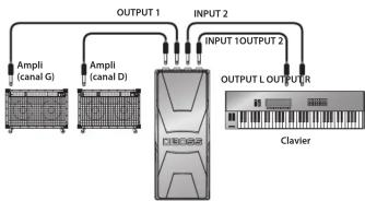 BOSS Foot Volume FV30H - Connexion de votre équipement - 1