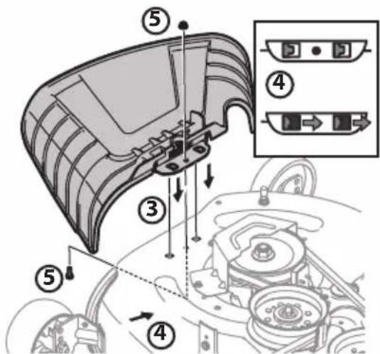 Cub Cadet Ultima ZT2 54 - INSTALLLEZ LE SUPPORT DE GOULOTTE (LE CAS ÉCHÉANT) - 1