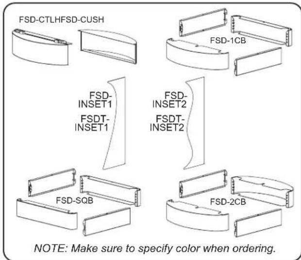 Hatco FlavRSavor FSD1X - Base Skirt Kits (requires 4" [102 mm] legs, not included) - 1