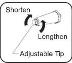 Hatco FlavRSavor FSD1X - 4" (102 mm) Adjustable Legs - 2