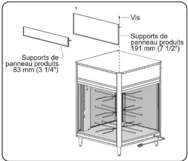 Hatco FlavRSavor FSD1X - Supports de panneau produits - 1