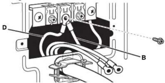 MAYTAG MLG27PDBWW - Connecting Ground and Neutral Wires - 2