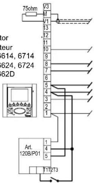 Vimar ELVOX R854 - Fonctionnement typique: - 2