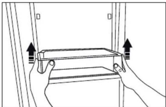 BlueStar FBFD361PC6021 - Removing door shelves - 1