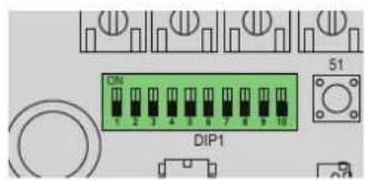 Vimar ELVOX SW12.T - - Fonctions des dip-switch - 1