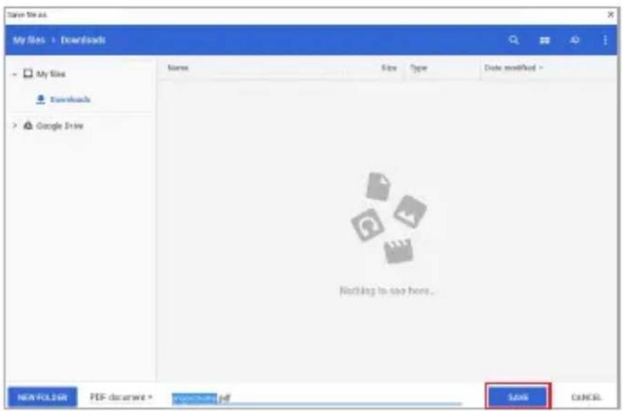ASUS Chromebook C204MA - Enregistrer des fichiers PDF - 4