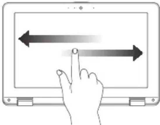 ASUS Chromebook C204MA - Glissé vers la gauche ou la droite - 1