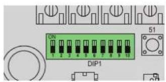 Vimar ELVOX EK06.EXP - - Fonctions des dip-switch - 1