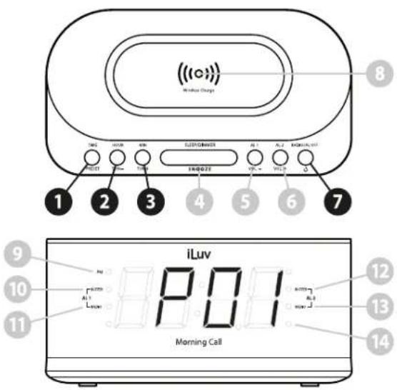 ILUV Morning Call 5Q - Mise en mémoire des stations de RADIO préréglées - 1