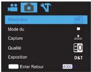Dragon Touch Vision 1 - MODE DE PARAMÉTRES PHOTO - 1