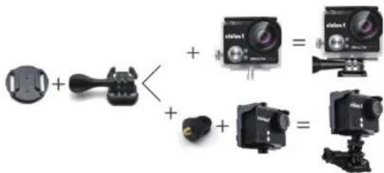 Dragon Touch Vision 1 - MOUNTING YOUR CAMERA - 3
