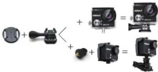 Dragon Touch Vision 1 - MONTAJE DE SU CAMARA - 3