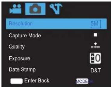 Dragon Touch Vision 1 - Photo Setting Mode - 1