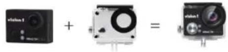Dragon Touch Vision 1 - MONTAJE DE SU CAMARA - 1