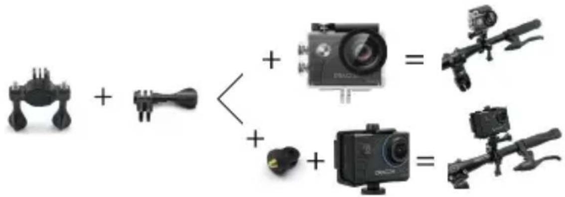 Diagram showing the decomposition of a robot's components into camera and camera modules, with each component labeled by its name.