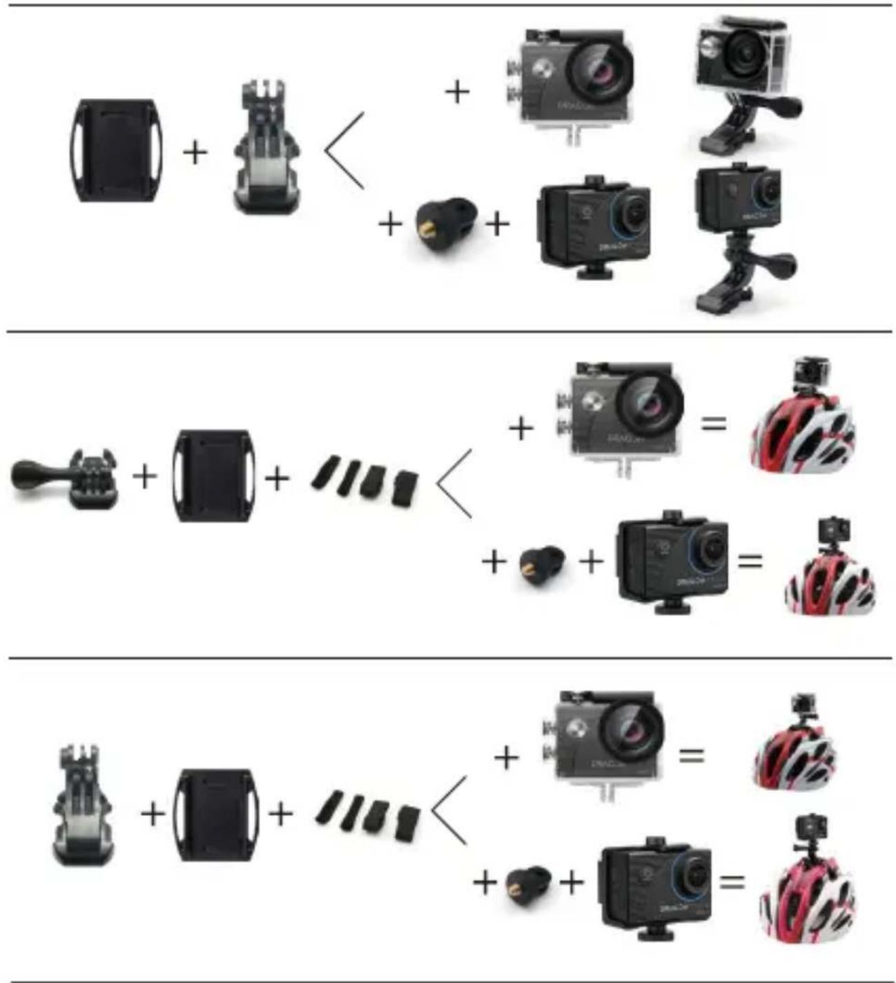 Diagram illustrating camera module components and their equivalence to a robotic device, with labeled parts and visual examples.