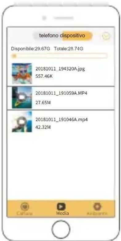 telefono dispositivo Disponibile:29.67G Totale:28.74G 20181011_194320A.jpg 557.46K 20181011_191059A.MP4 27.65M 20181011_191046A.mp4 42.32M Cataca Media AIQuery