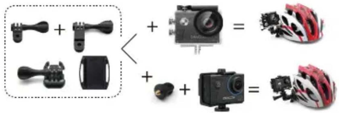 Diagram illustrating the decomposition of a camera module into two types of cameras, with each component labeled by its name.