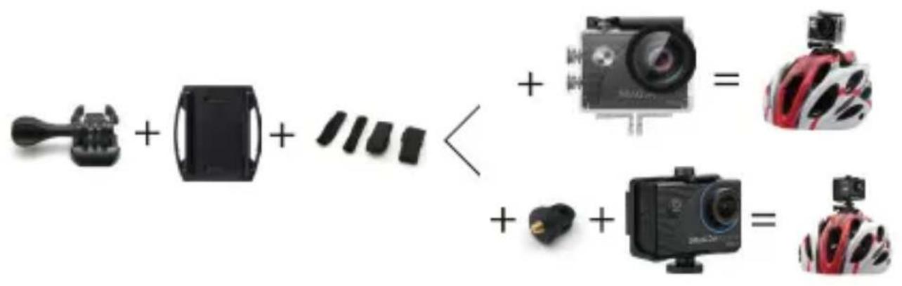 Diagram showing camera module components and their sum, including a camera with video camera and a battery.