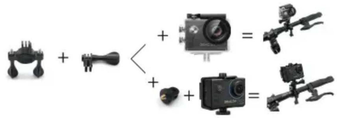 Diagram showing the decomposition of a robot's components into two types of camera modules, each with an icon and labeled value.