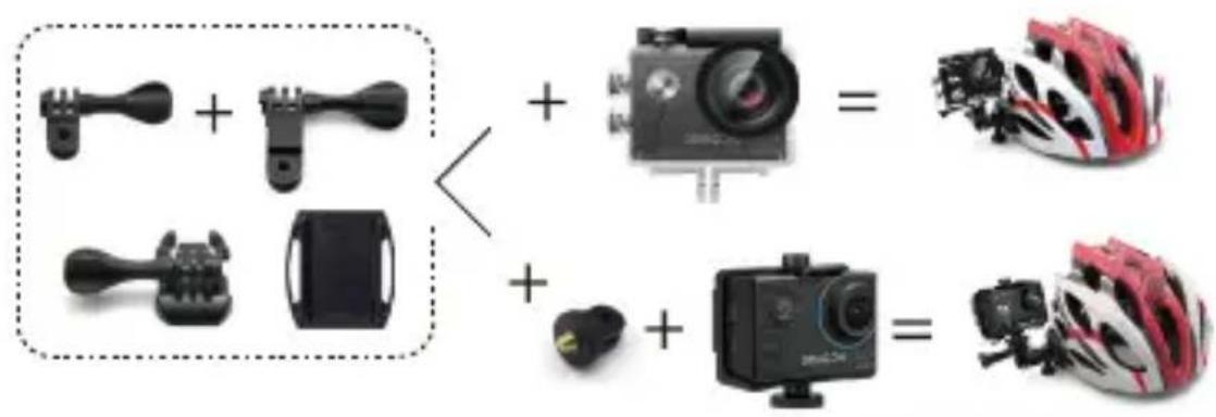 Diagram showing the decomposition of a camera module into two types of cameras, with each component labeled by its name.