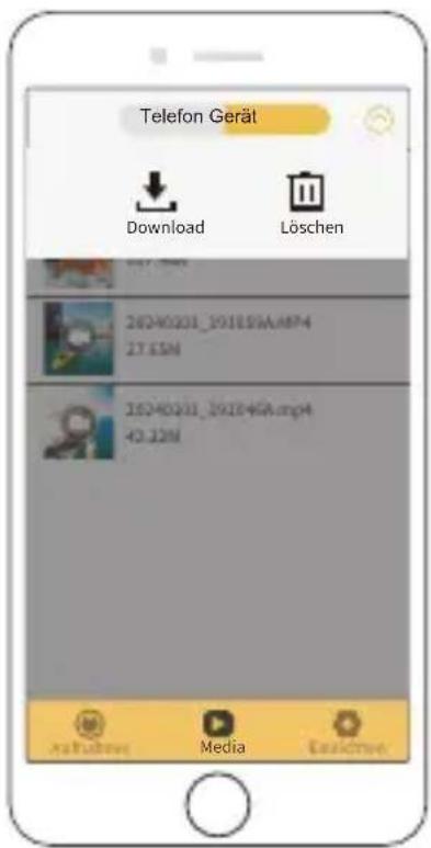 Telefon Gerät Download Löschen 20240201_2024020A.mp4 27.65N 20240201_2024020A.mp4 40.32N Media Guidms