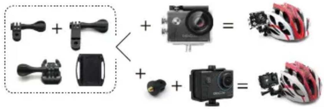 Diagram illustrating the decomposition of a camera module into two types of cameras, with each component labeled by its name.