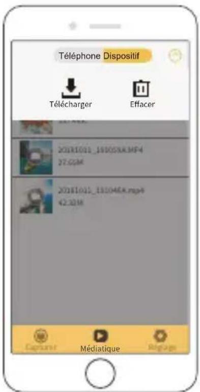 Téléphone Dispositif Télécharger Effacer 20181011_151058A.MF4 37.GSM 20181011_151046A.mg4 42.30M Capturer Médiatique Engage