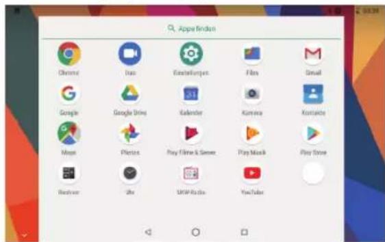 App Store Chrome Duo Kreisfallungen Files Email Google Google Drive Kalendar Karawa Kontakte Maps Photos Play Film & Server Play Mask Play Store Backdoor One UKM-Ride YouTube