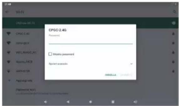Dragon Touch K10 - Selezionare una rete Wi-Fi disponibile per la connessione: - 1