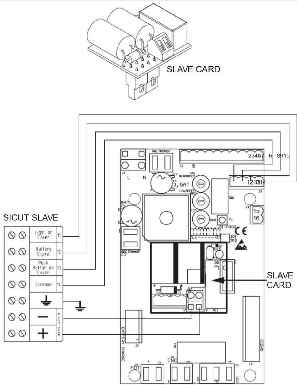 Vimar ELVOX EBM2 - COLLEGAMENTI ELETTRICI - 1