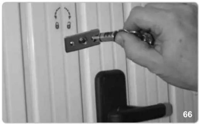 Vimar ELVOX EBM2 - ALLEN KEY LOCK UNLOCKING RELEASE - 2