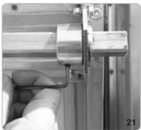 Vimar ELVOX EBM2 - FIXATION DU TUBE ET DES LEVIERS DE RENVOI LATÉRAL - 3