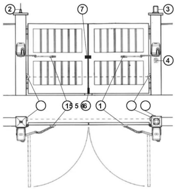 Vimar ELVOX EAM6.N - LAYOUT IMPIANTO - 1