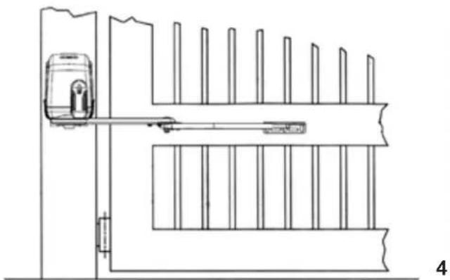 Vimar ELVOX EAM6.N - FIXING THE OPERATOR TO THE PILLAR (D) - 2