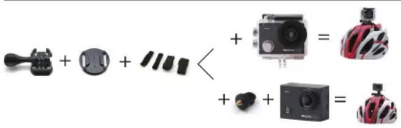 Diagram showing the product decomposition of a camera module into two types of cameras, with each component labeled by its image and total count.