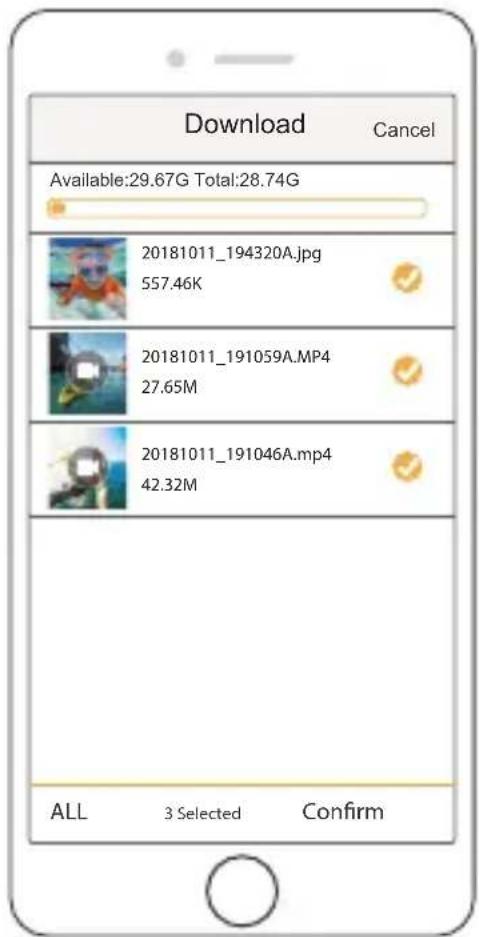 Download Cancel Available:29.67G Total:28.74G 20181011_194320A.jpg 557.46K 20181011_191059A.MP4 27.65M 20181011_191046A.mp4 42.32M ALL 3 Selected Confirm