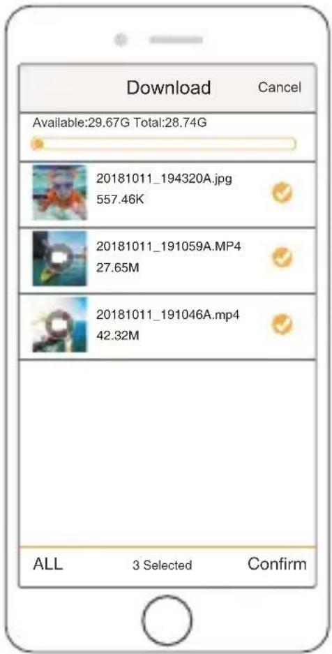 Download Cancel Available:29.67G Total:28.74G 20181011_194320A.jpg 557.46K 20181011_191059A.MP4 27.65M 20181011_191046A.mp4 42.32M ALL 3 Selected Confirm
