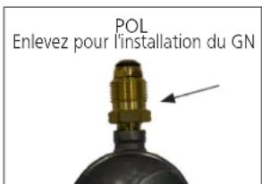HeatStar Nomad HS250TC - CONFIGURATION POUR LE GAZ NATUREL - 1