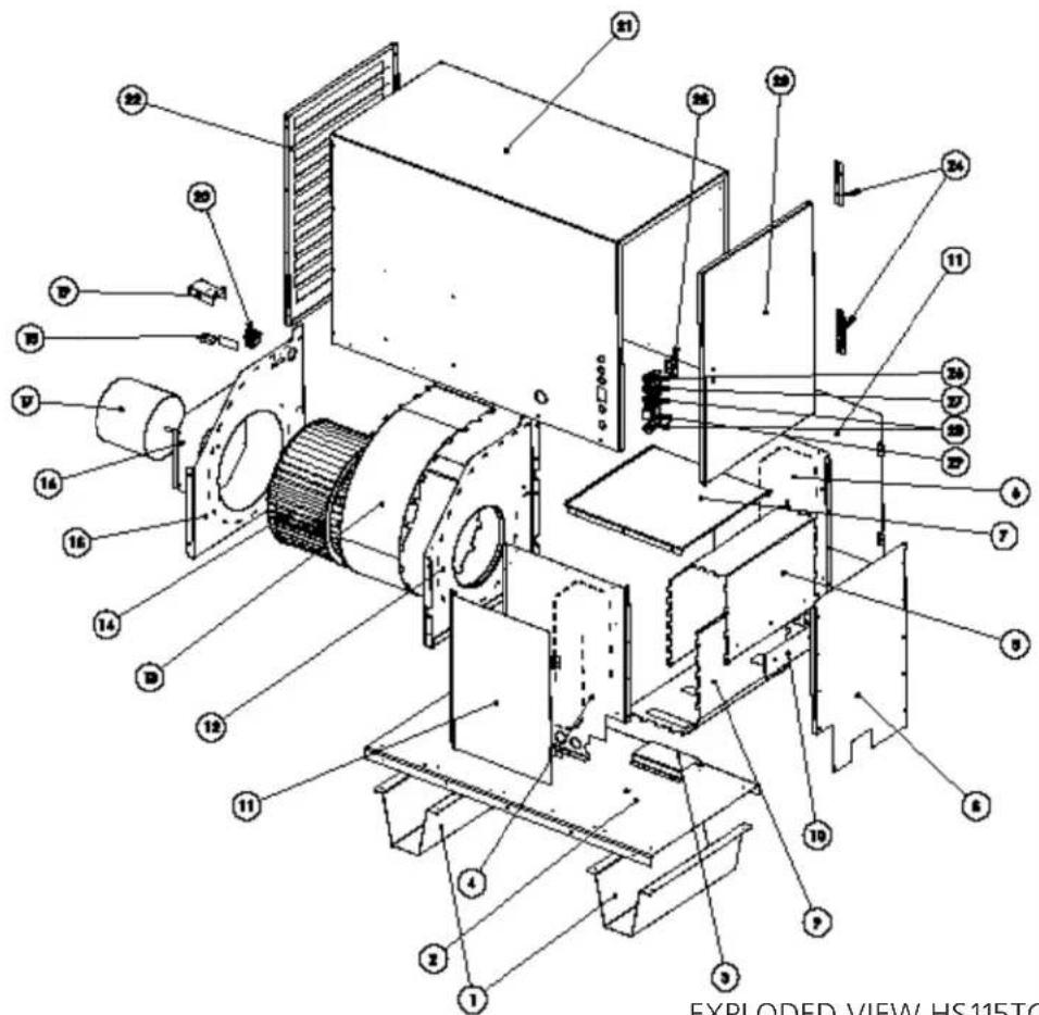 HeatStar Nomad HS250TC - P/N PART DESCRIPTION QTY - 4
