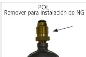 HeatStar Nomad HS250TC - INSTALACIÓN PARA GAS NATURAL - 1