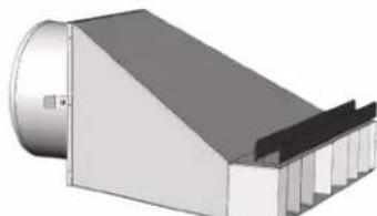 HeatStar Nomad HS250SF - Direct Diffuser &amp; Duct Adapter - 9