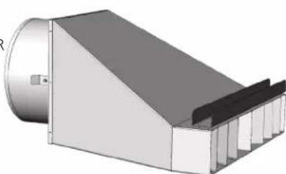 HeatStar Nomad HS190TC - Long Duct &amp; Diffuser - 8