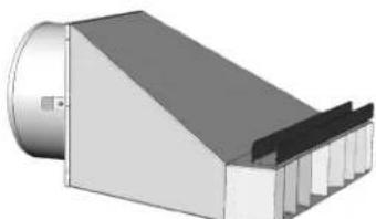 HeatStar Nomad HS190SF - Long Duct &amp; Diffuser - 7