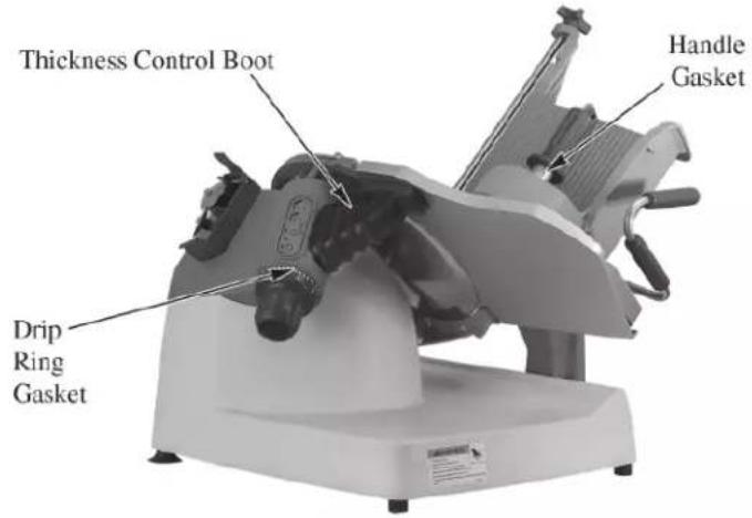 Berkel X13PLUS - CAUTION: Use extreme care when cleaning blade. - 1