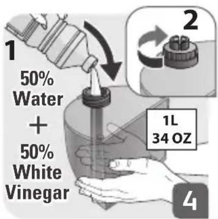 TEFAL Pro Style One IT2461 - DESCALING PROCEDURE - 4