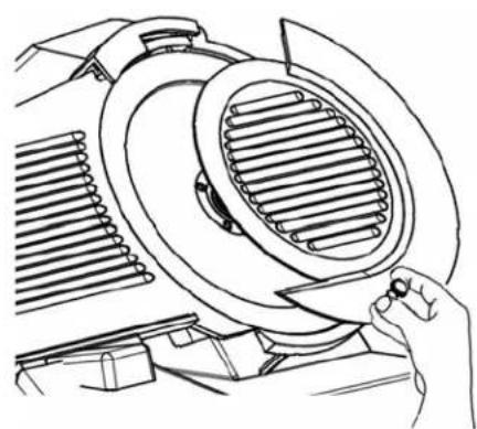 Berkel 829APLUS - Remontage de la plaque couvre-lame - 1