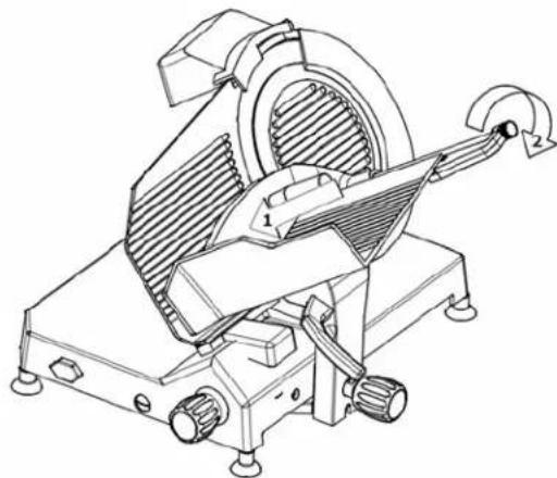 Berkel 829APLUS - Remontage du poussoir - 1