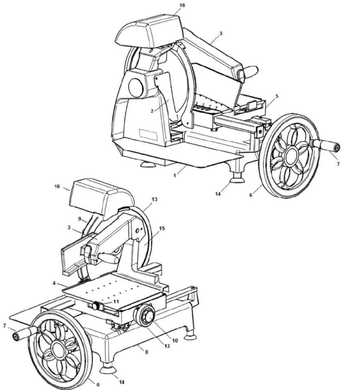 Berkel 300M - Description de l'appareil - 1