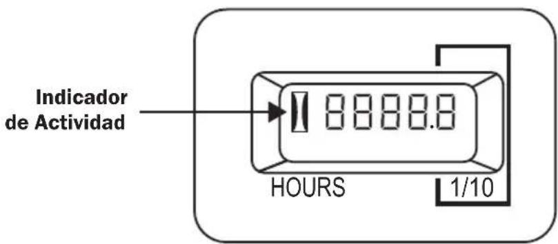 Indicador de Actividad 8888.8 HOURS 1/10